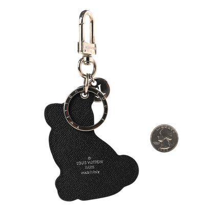 Louis Vuitton Calfskin Dog Bag Charm Key Holder 2 of 4