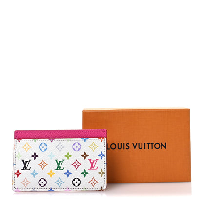 Louis Vuitton LV X TM Monogram Multicolor Card Holder Kawaii Pink 7 of 7