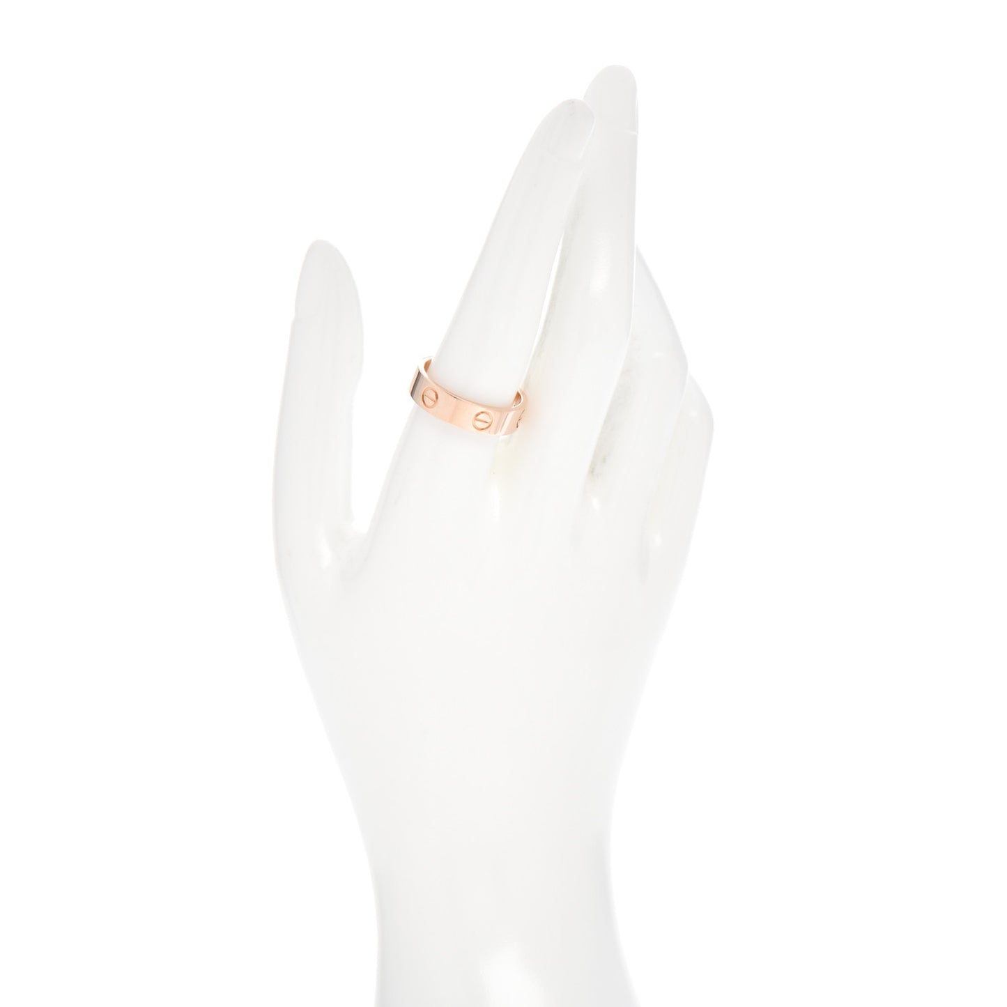 18K Pink Gold 5.5mm LOVE Ring 60 9