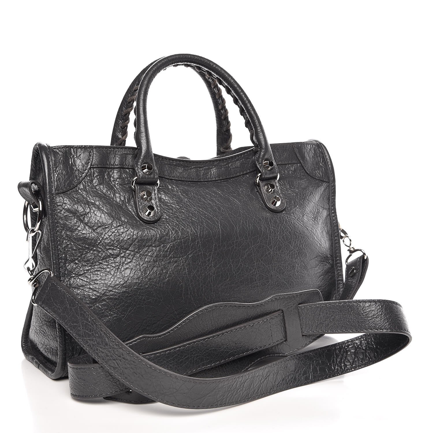 Balenciaga Agneau Classic Silver Hardware S City Gris Fossile 3 of 7