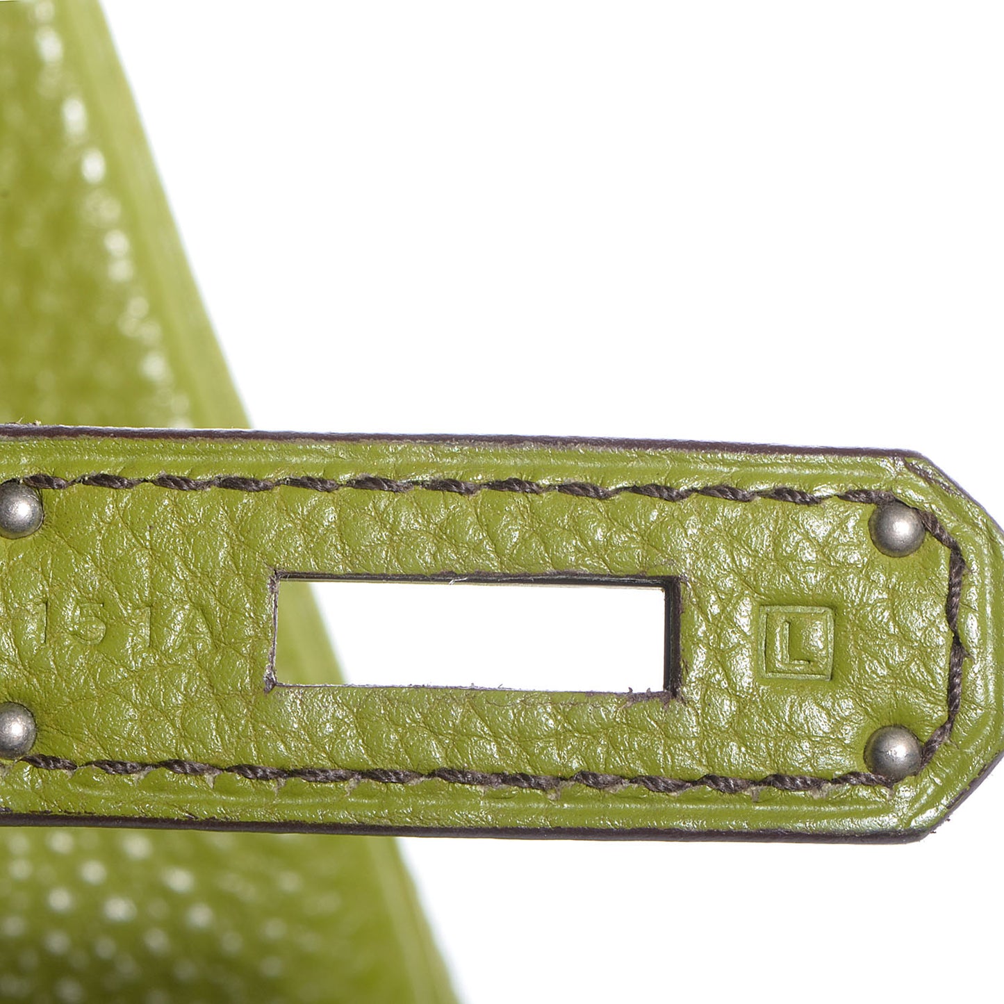 Togo Birkin 35 Vert Anis