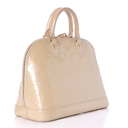 Louis Vuitton Vernis Alma PM Blanc Corail 3 of 12