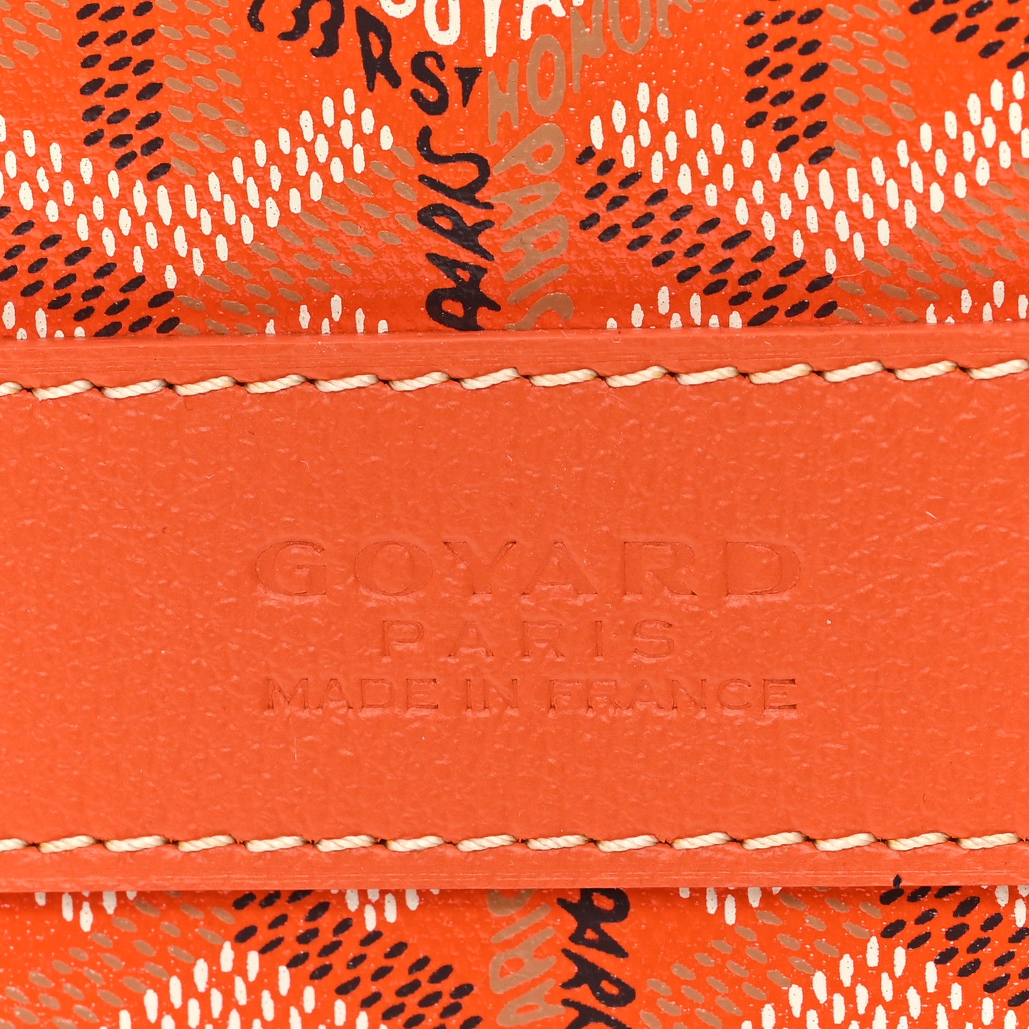 Goyard Goyardine Barrel 40 Sports Bag Orange 6 of 10