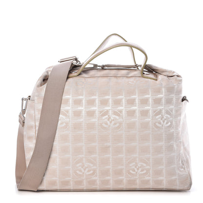 Chanel Nylon Small Travel Duffle Beige 1 of 13
