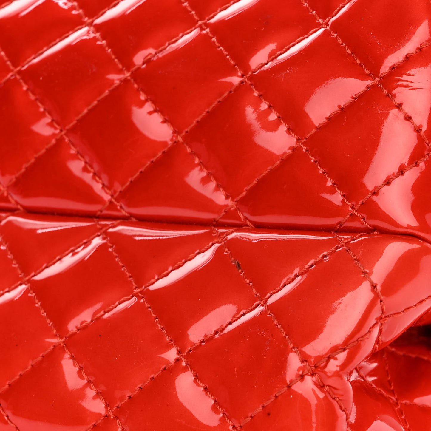 Patent Quilted Accordion Reissue 2.55 Flap Red