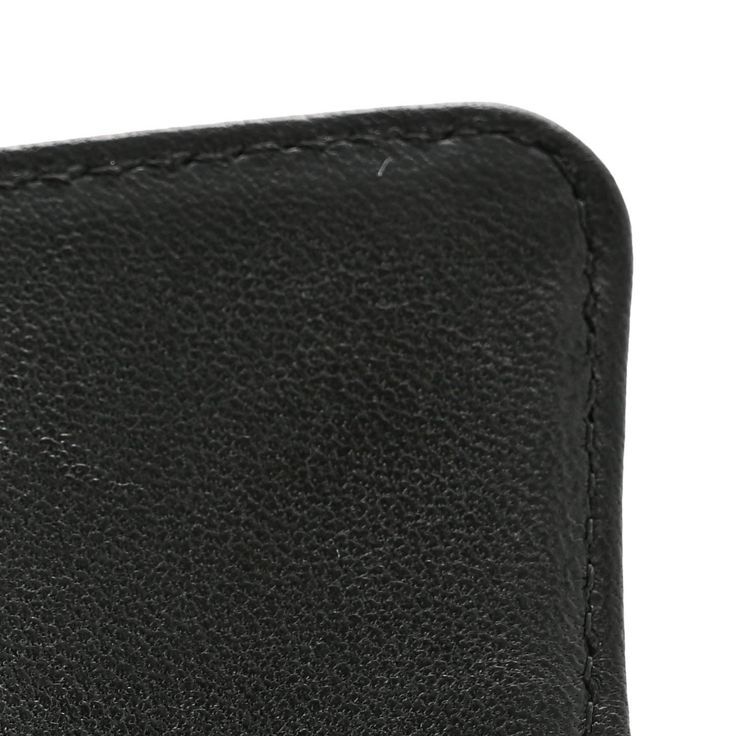 Lambskin Quilted Compact Flap Wallet So Black