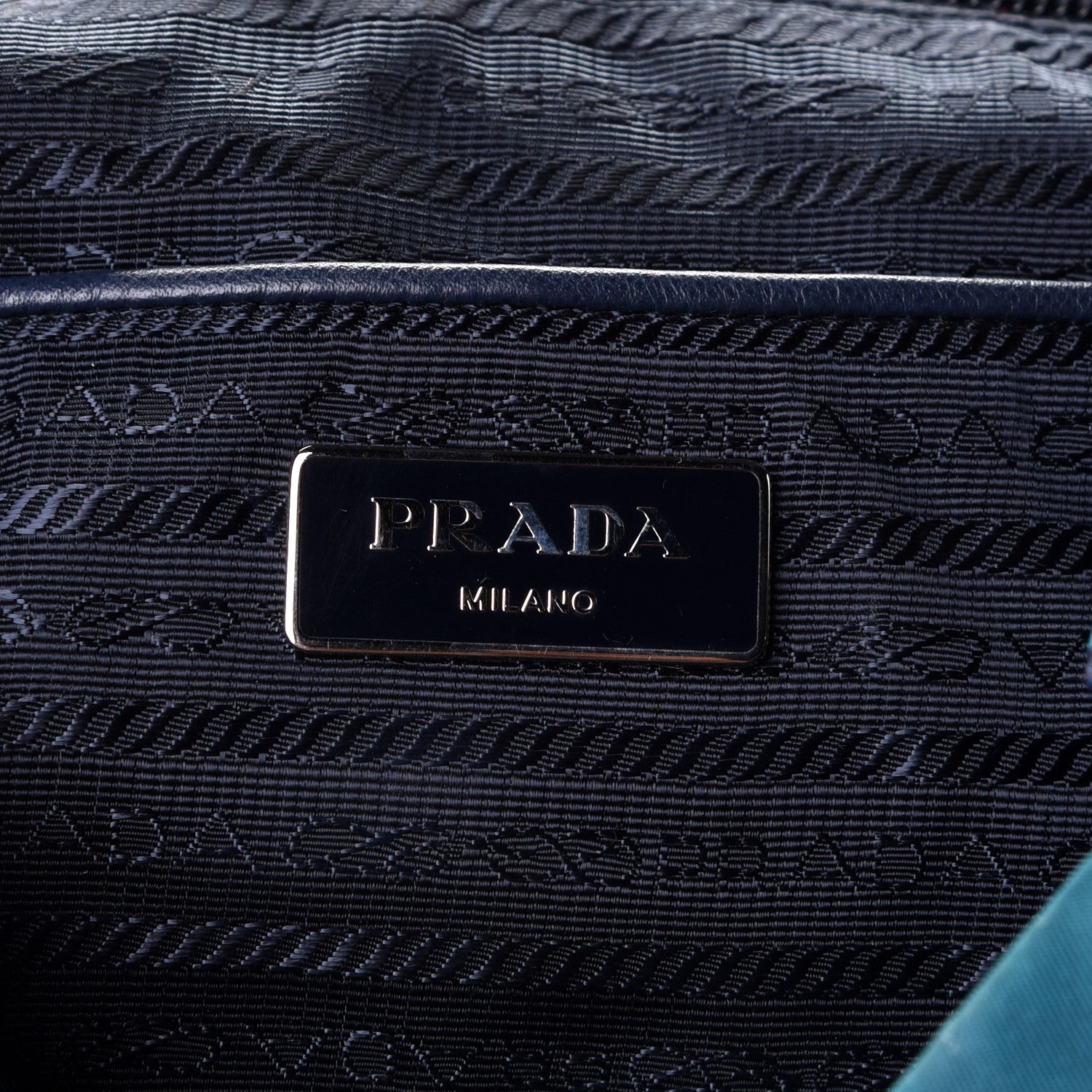 Prada Tessuto Nylon Camouflage Print Backpack Royal 9 of 9
