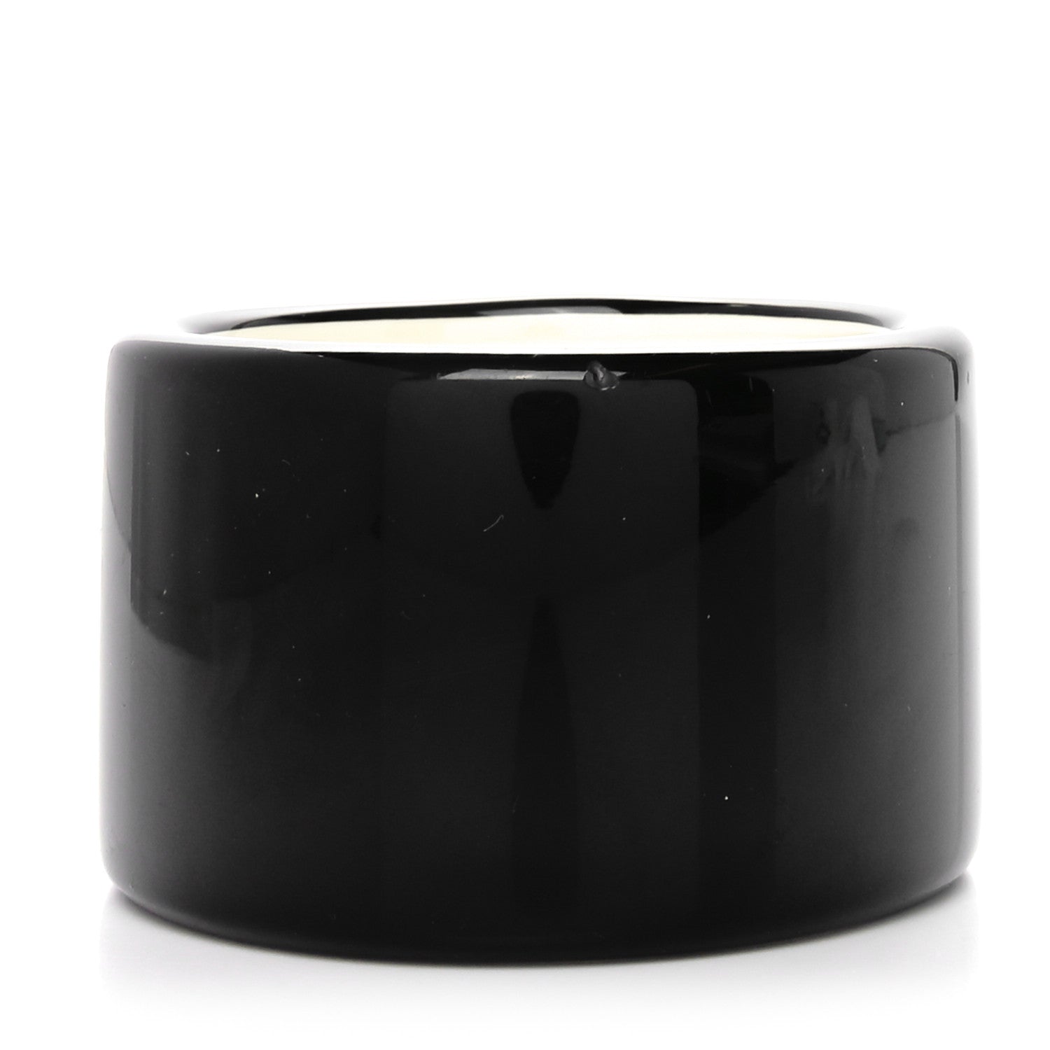 Hermes Lacquered Wood Assam Bracelet S Black White 1 of 5