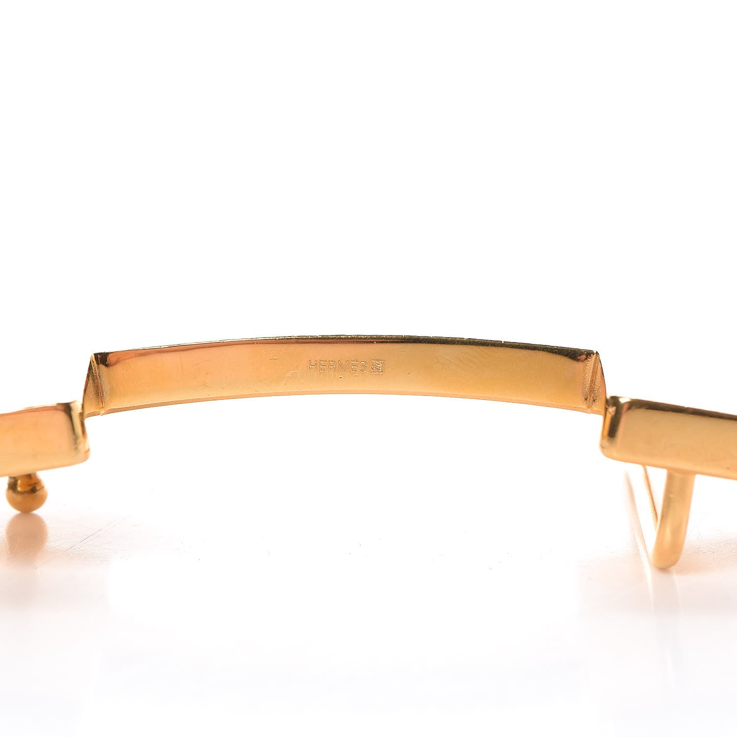 Hermes Polished 42mm Constance 2 Belt Buckle Gold 4 of 4