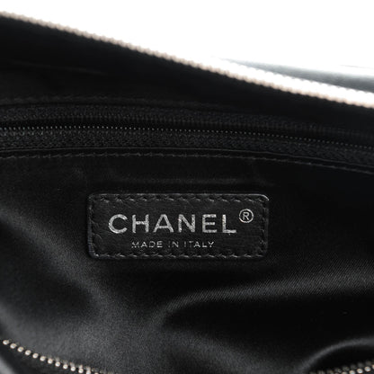 Chanel Lambskin Quilted Medium Chain Around Tote Black 6 of 7