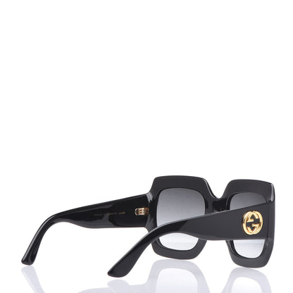 Gucci Acetate Square Frame Sunglasses GG0053S Black 4 of 8