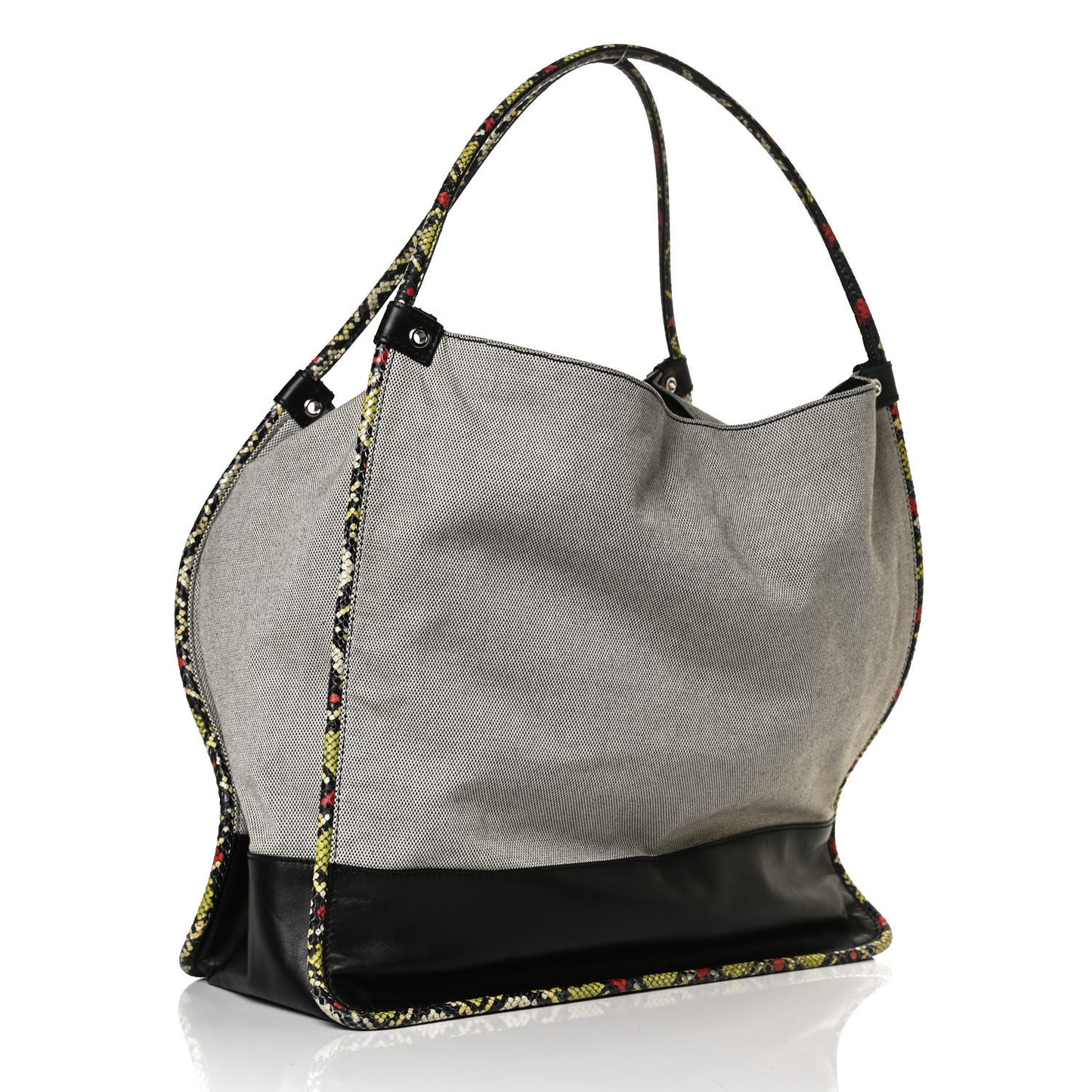 Ayers Canvas Large Tote Grey Multicolor