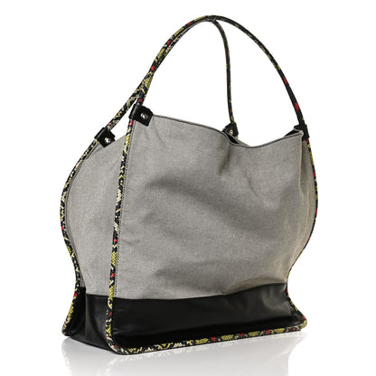 Proenza Schouler Ayers Canvas Large Tote Grey Multicolor 2 of 15