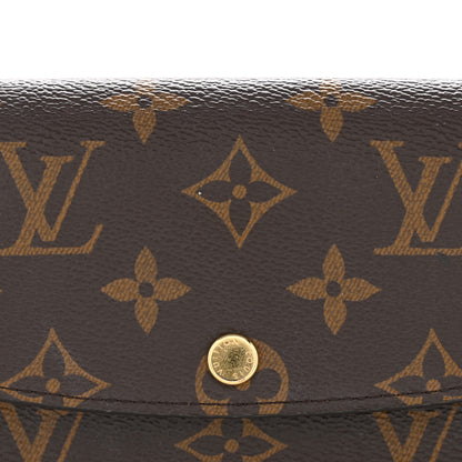 Louis Vuitton Monogram Emilie Wallet Rose Ballerine 8 of 9