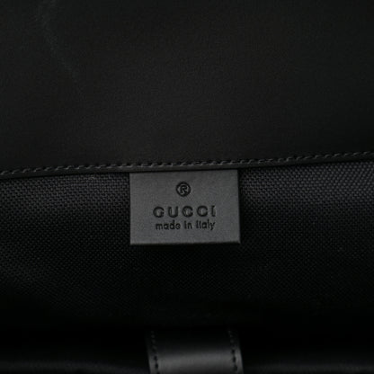 Gucci Soft GG Supreme Monogram Bee Multicolor Appia Calfskin Double Buckle Backpack Black Multicolor 6 of 11