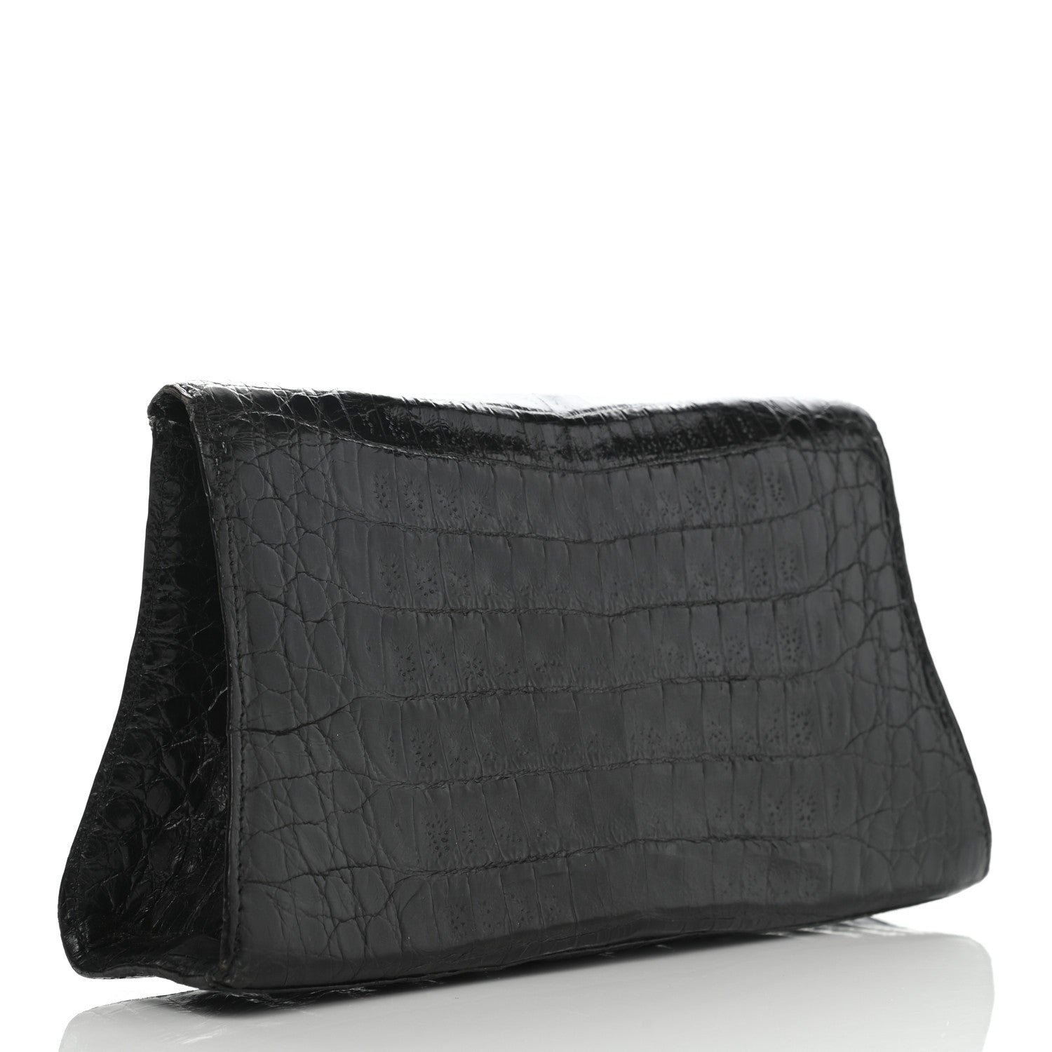 Nancy Gonzalez Crocodile Bar Clutch Black 3 of 14