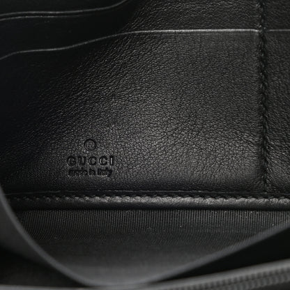 Gucci Guccissima Signature Microguccissima Bree Zip Around Wallet Black 7 of 7