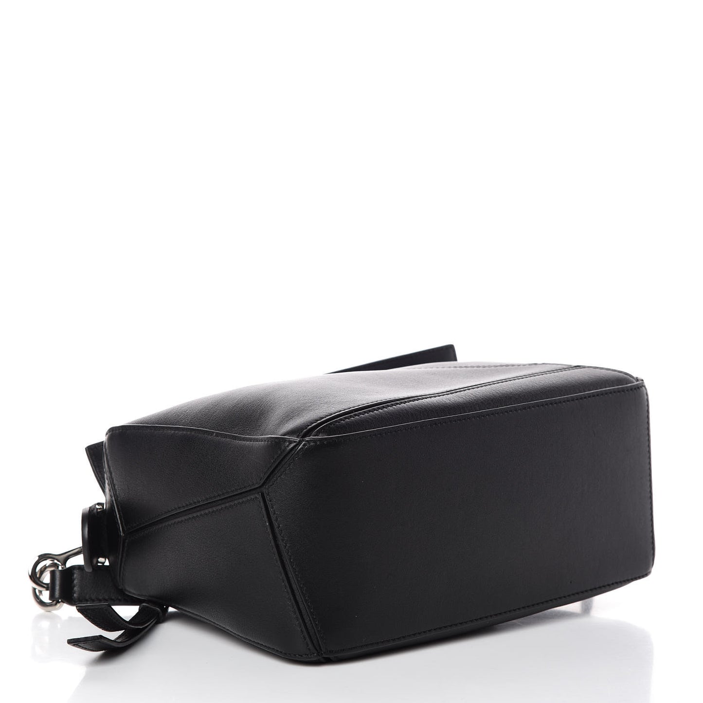 Calfskin Small Puzzle Bag Black