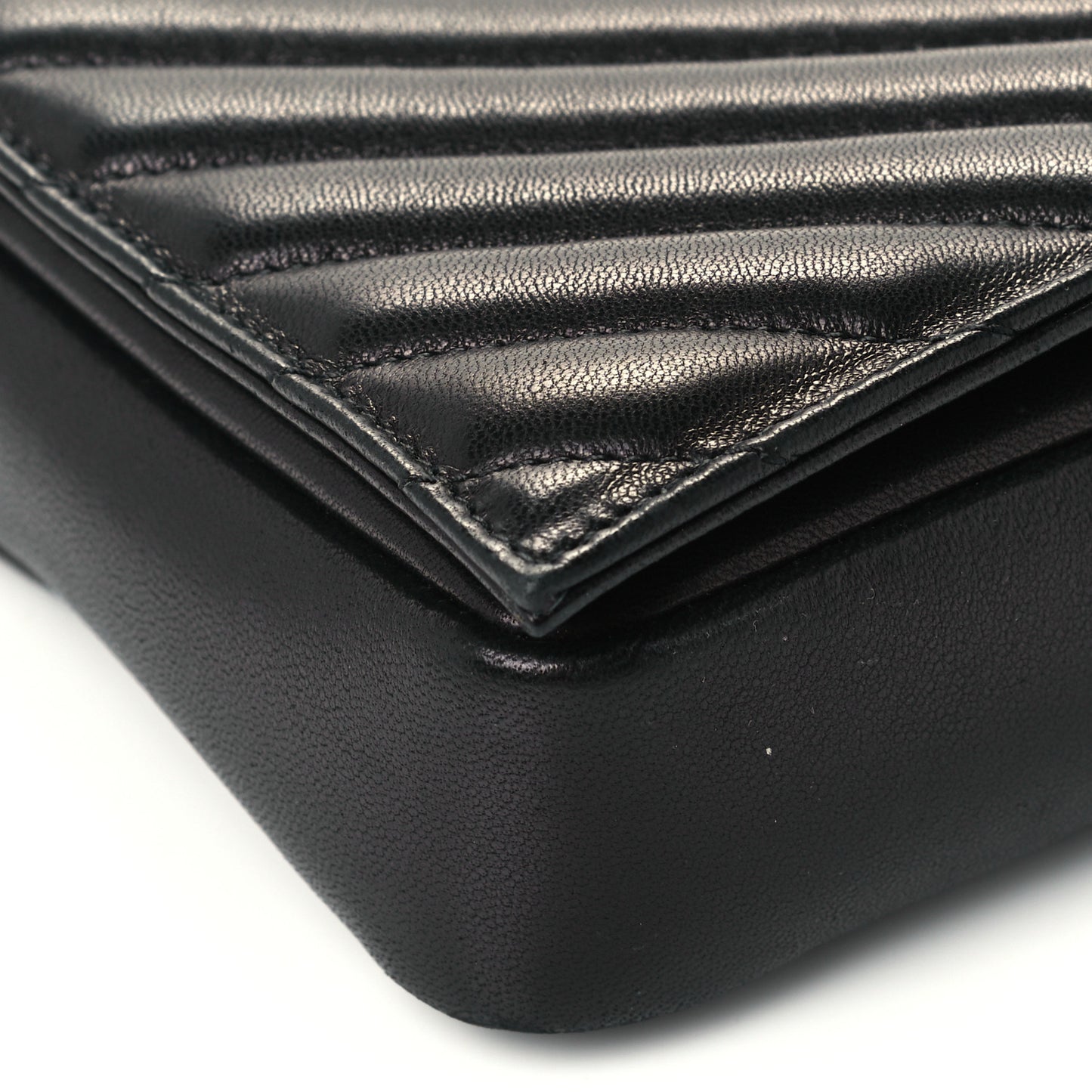 Lambskin Matelasse Monogram Kate 99 Black