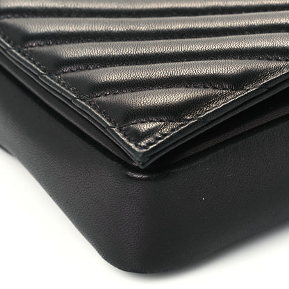 Saint Laurent Lambskin Matelasse Monogram Kate 99 Black 10 of 11