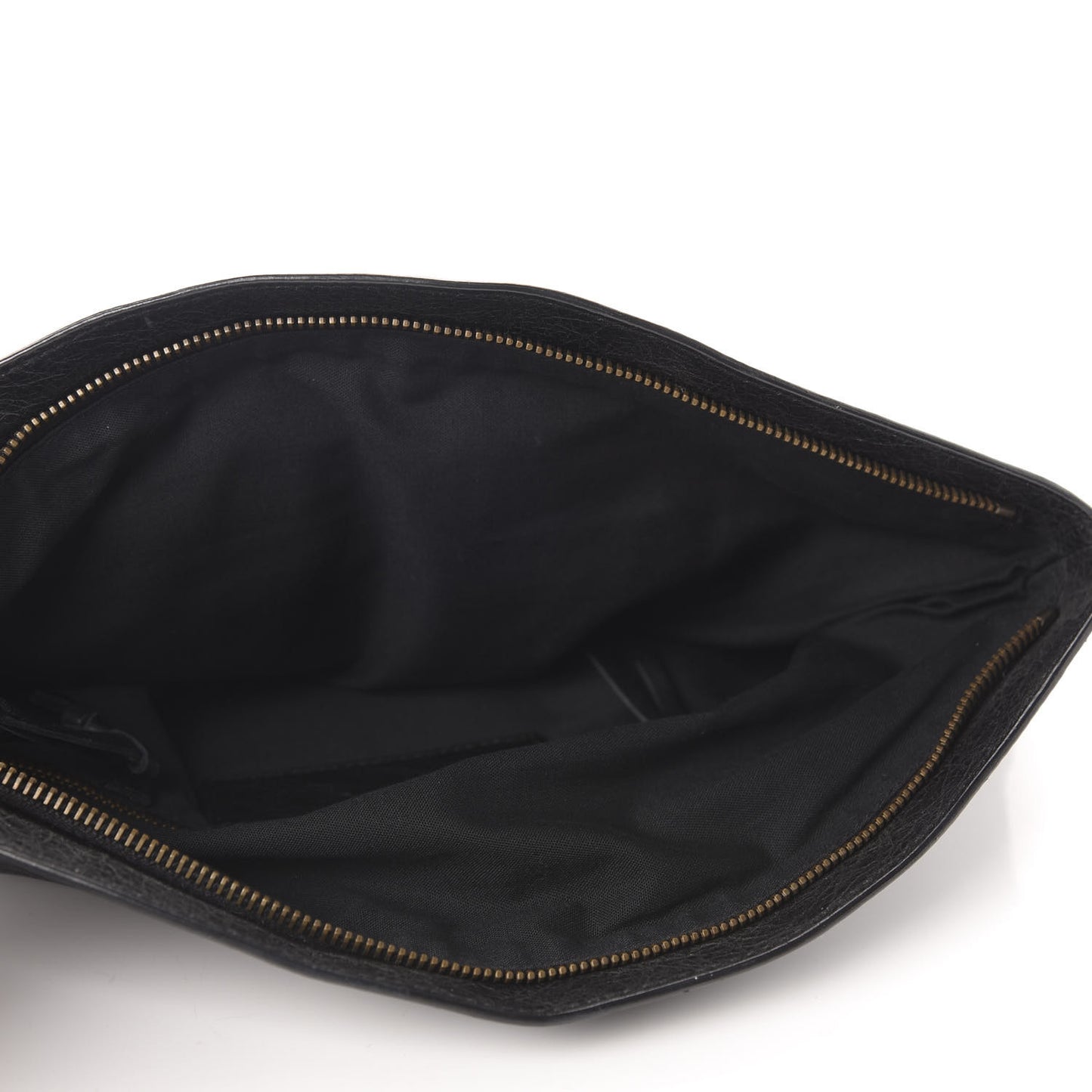 Agneau Classic Hardware Premier Clutch Black