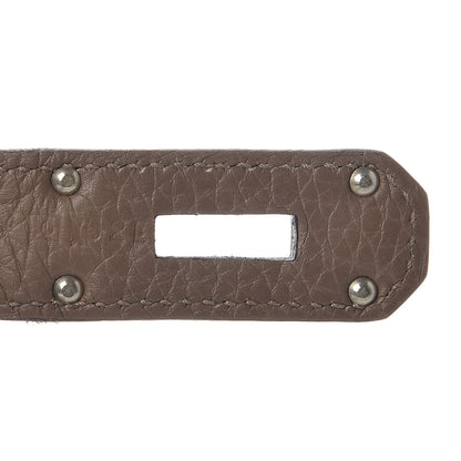 Hermes Taurillon Clemence Bicolor Jypsiere 34 Ardoise Gris Tourterelle 27 of 32