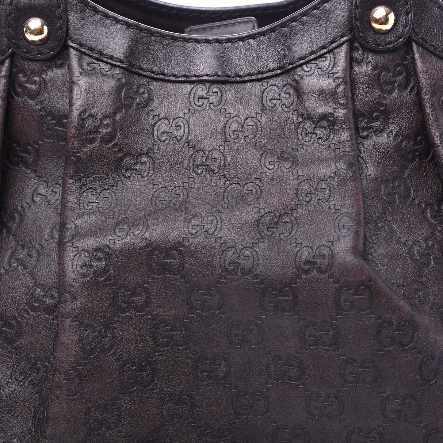 Guccissima Medium Sukey Tote Chocolate