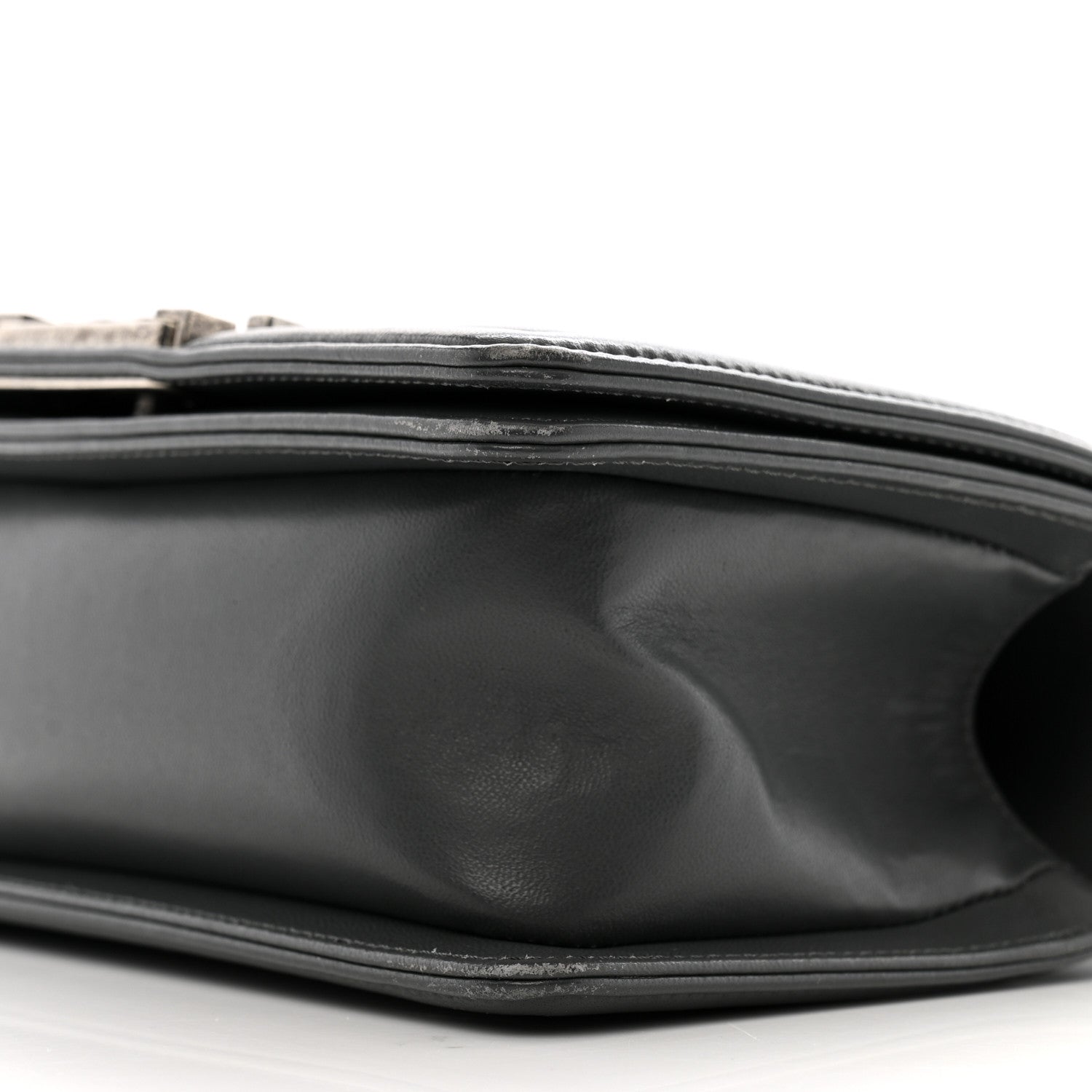 Chanel Calfskin Quilted Small Boy Flap Dark Grey 10 of 15