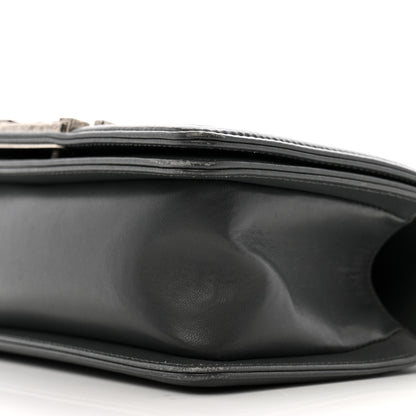 Chanel Calfskin Quilted Small Boy Flap Dark Grey 10 of 15