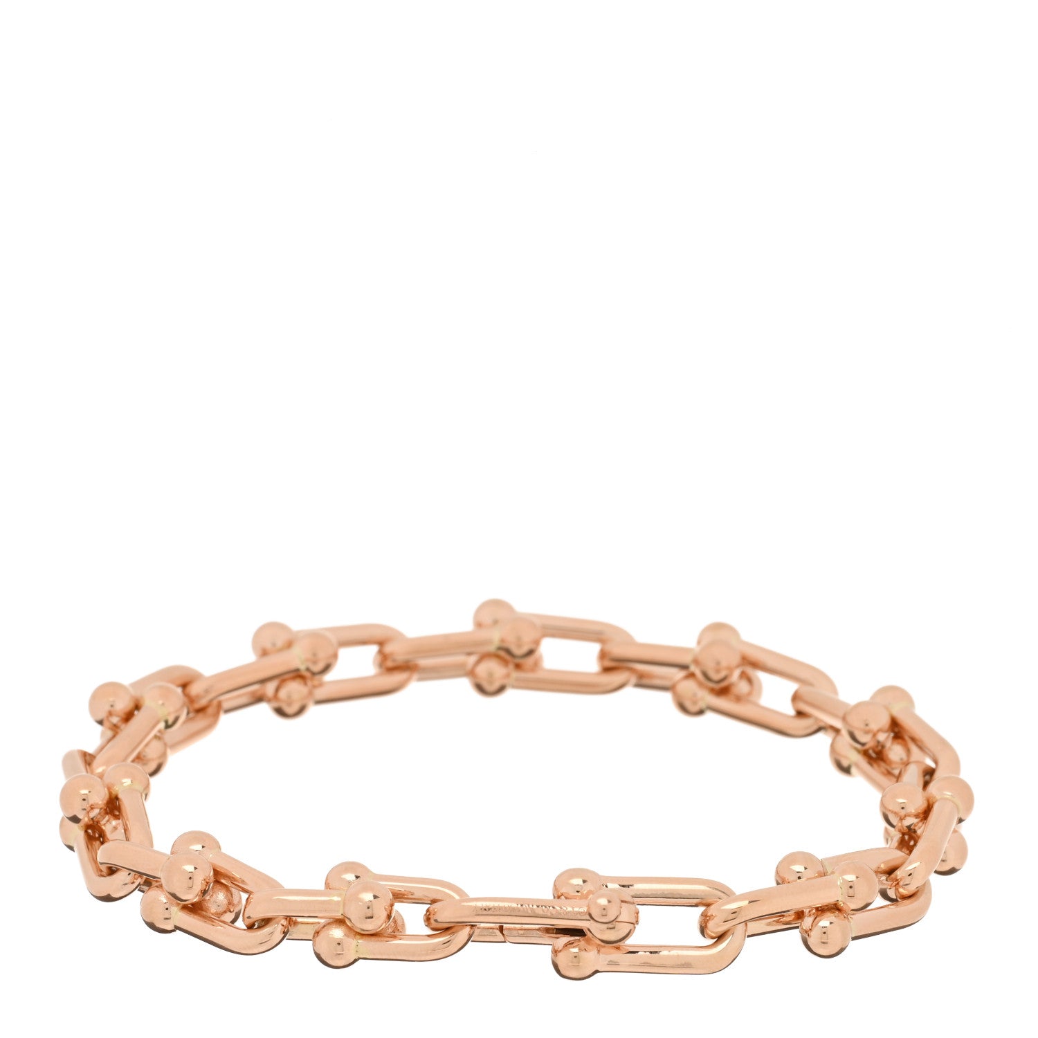 Tiffany 18K Rose Gold Medium HardWear Link Bracelet 2 of 4