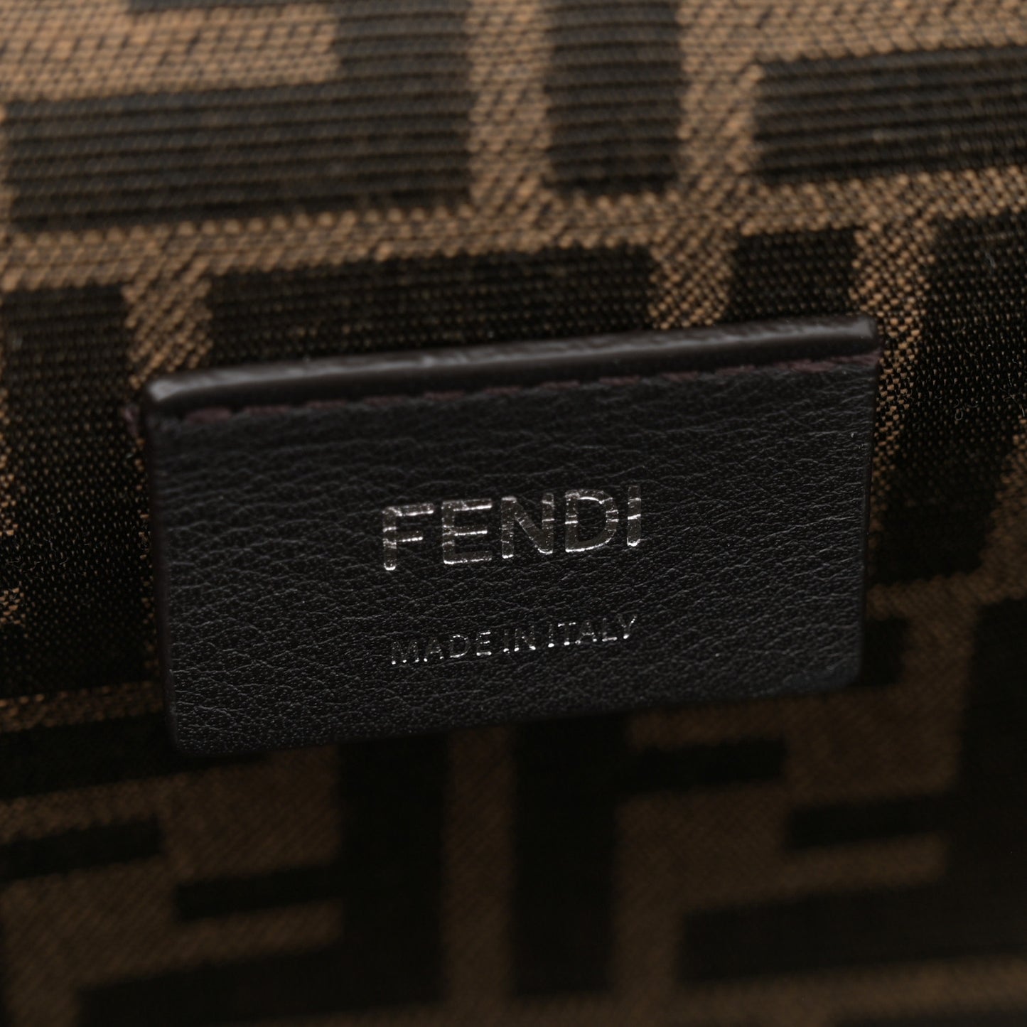 Nappa Suede Striped Inlay Small Fendi First Multicolor