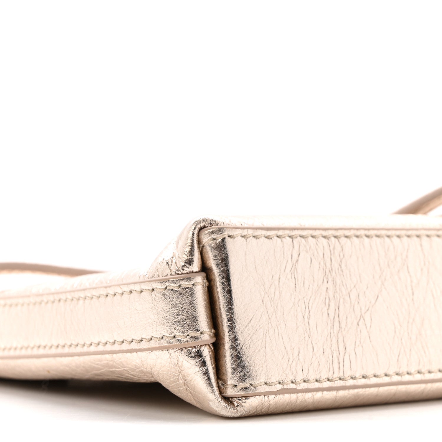 Givenchy Metallic Calfskin Mini Voyou Bag Dusty Gold 9 of 10