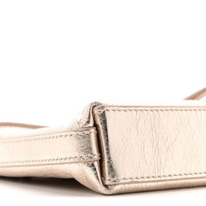 Givenchy Metallic Calfskin Mini Voyou Bag Dusty Gold 9 of 10