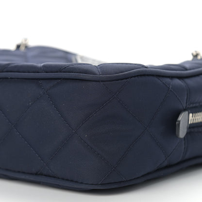 Prada Nylon Tessuto Impuntu Quilted Crossbody Bag Baltico 9 of 16