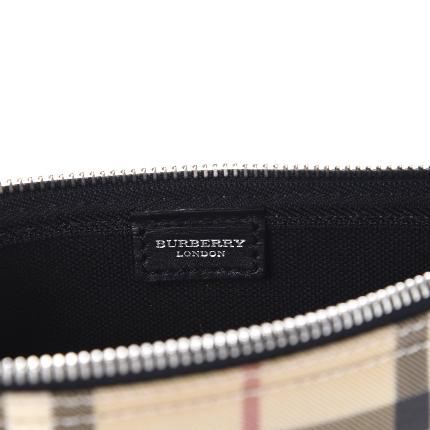 Burberry Haymarket Check Crossbody Bag Black 8 of 10