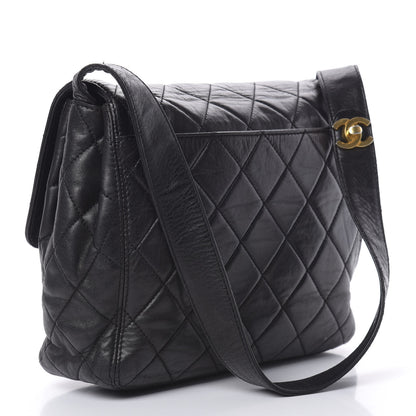 Chanel Lambskin Quilted Flap Shoulder Bag Black 3 of 17