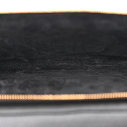 Christian Dior Grained Calfskin Caro Double Pouch Black 6 of 13