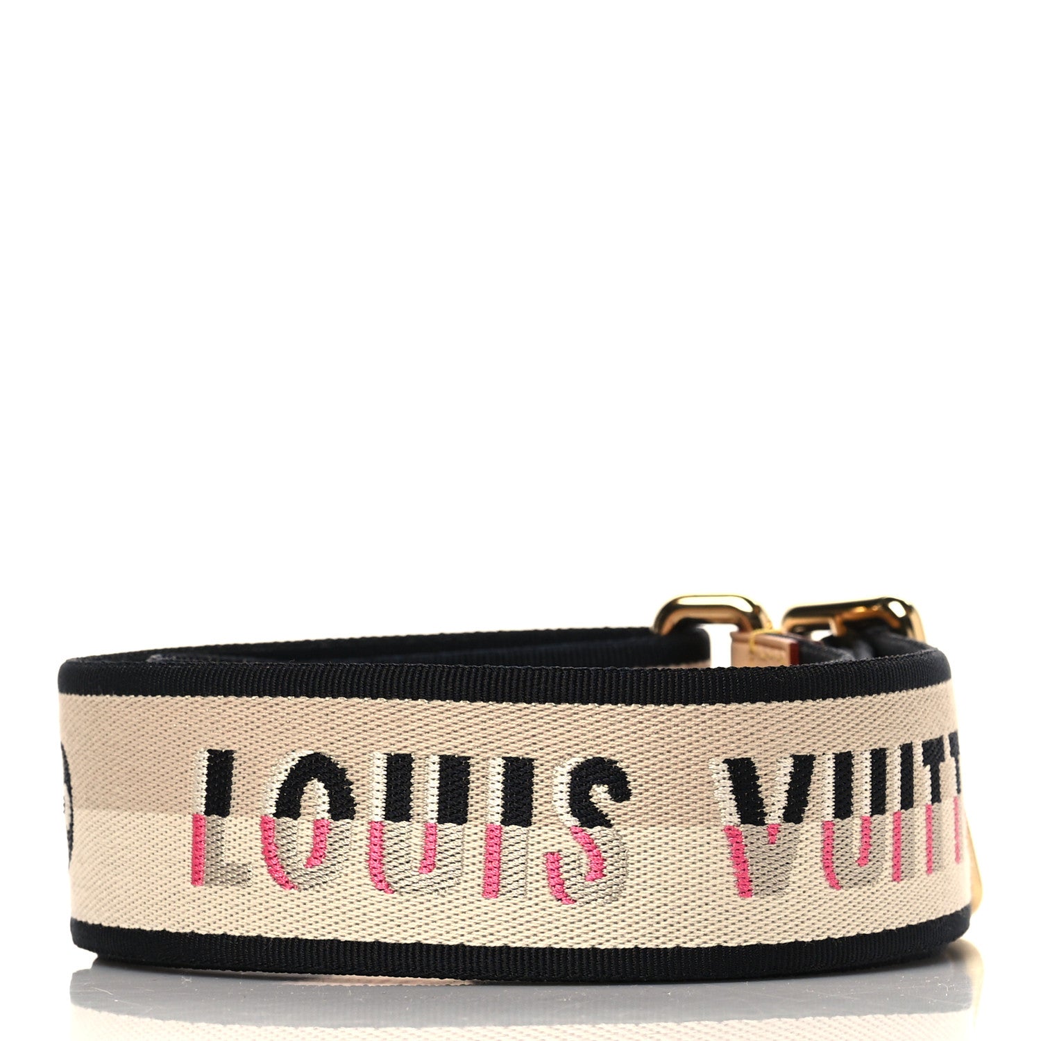 Louis Vuitton Jacquard Speedy Bandouliere 20 Shoulder Strap Black 2 of 4