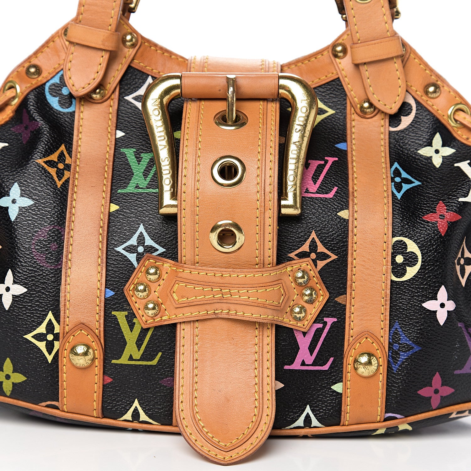 Louis Vuitton Monogram Multicolor Theda GM Black 14 of 14