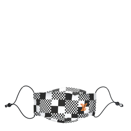 Louis Vuitton Damier Pattern LV Face Mask Black White 1 of 4