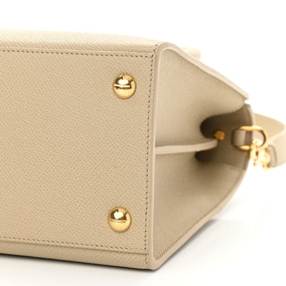 Christian Dior Grained Calfskin Medium St. Honore Tote Beige 9 of 9