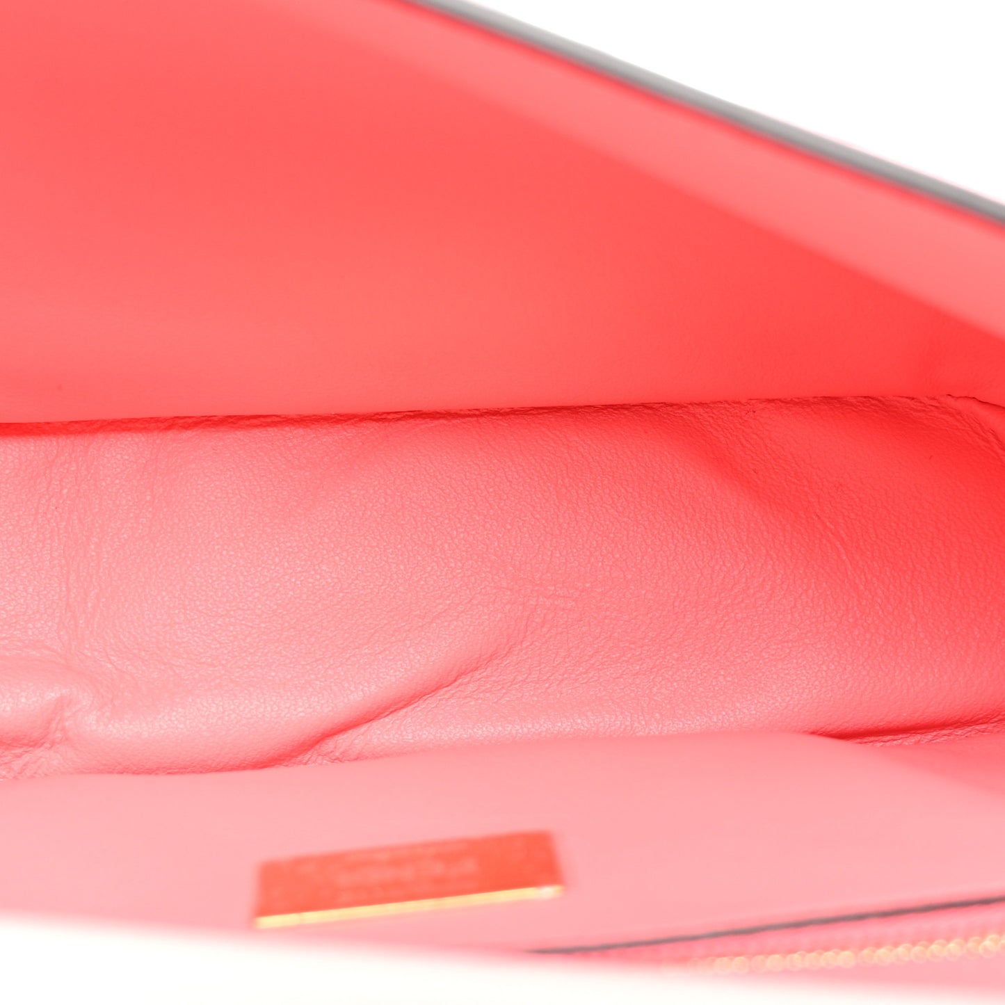 Nappa Small FF Embossed Midi Chain Baguette Pink Dalia