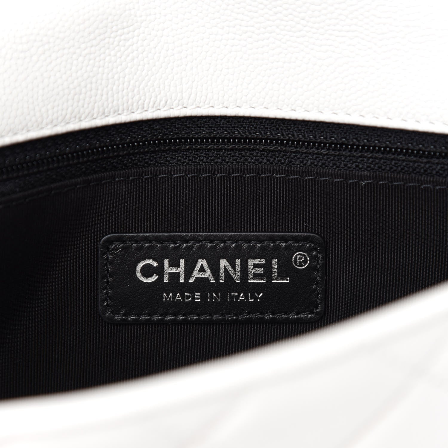 Chanel Caviar Quilted My Everything Small Flap White Black 8 of 11