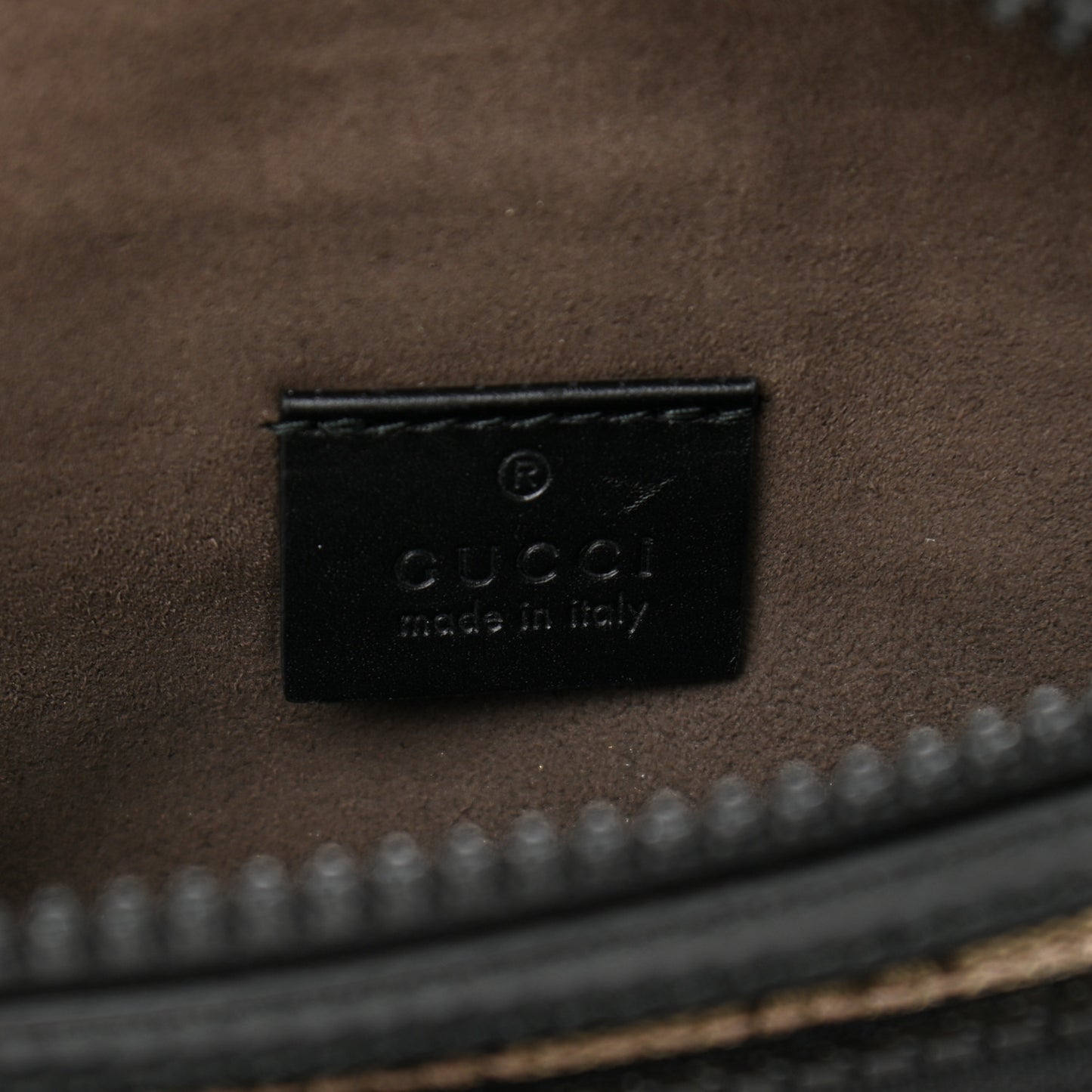GG Supreme Monogram Belt Bag Black