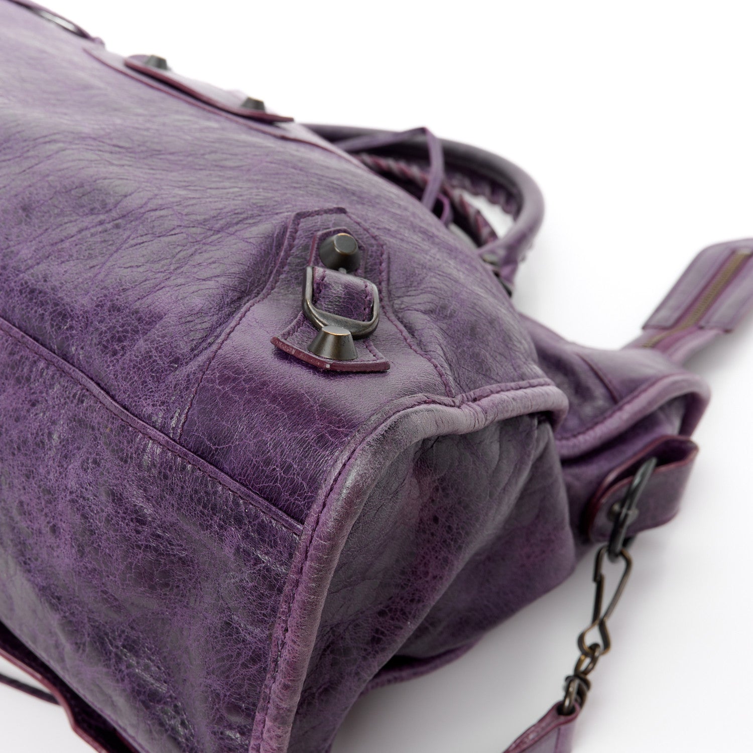 Balenciaga Agneau Classic Hardware City Raisin 14 of 17