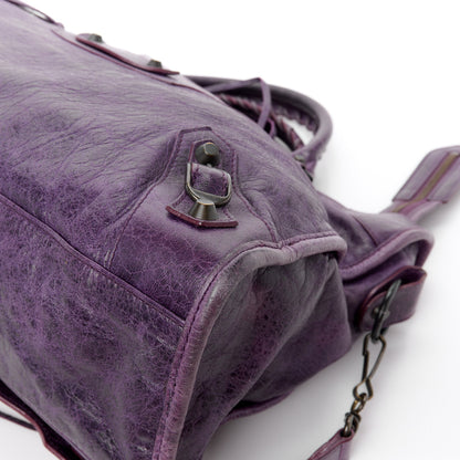 Balenciaga Agneau Classic Hardware City Raisin 14 of 17