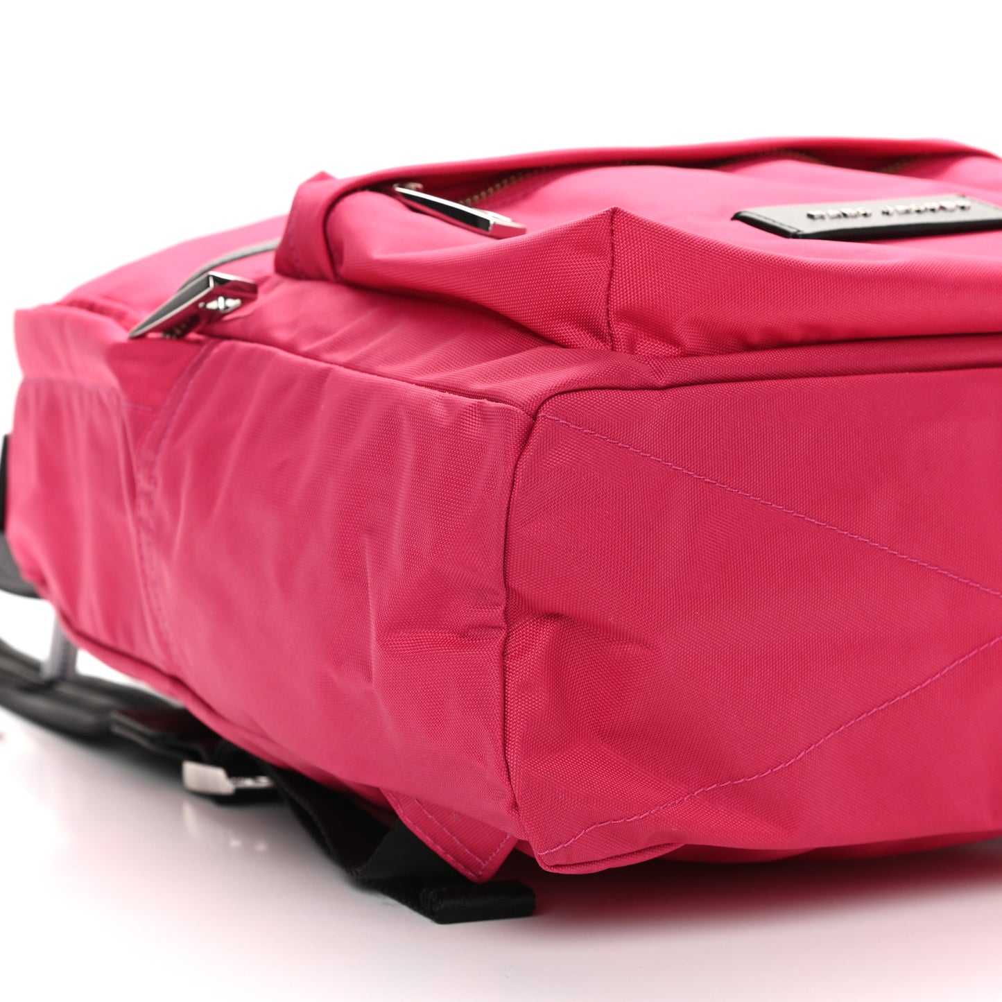 Nylon Varsity Backpack Red
