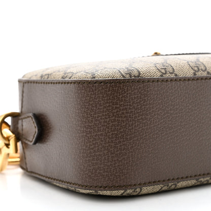 Gucci GG Supreme Monogram Web Neo Vintage Shoulder Bag Beige New Acero Crop 9 of 12