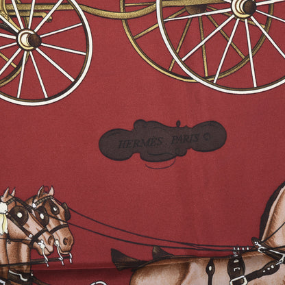 Hermes Silk Coach and Saddle Scarf 90 3 of 3