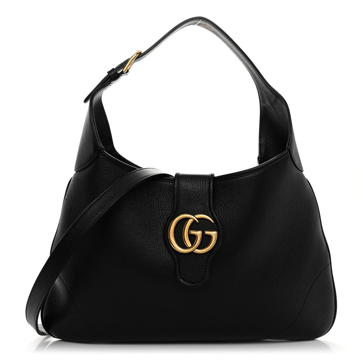 Goatskin Medium Aphrodite Shoulder Bag Black